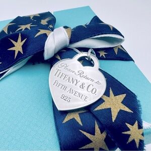 RARE & LIMITED Tiffany & Co. Fifth Avenue Heart Charm with Packaging
